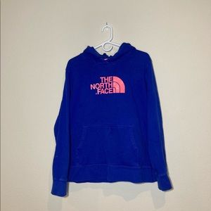 Blue North Face Sweatshirt (W  XXL)
